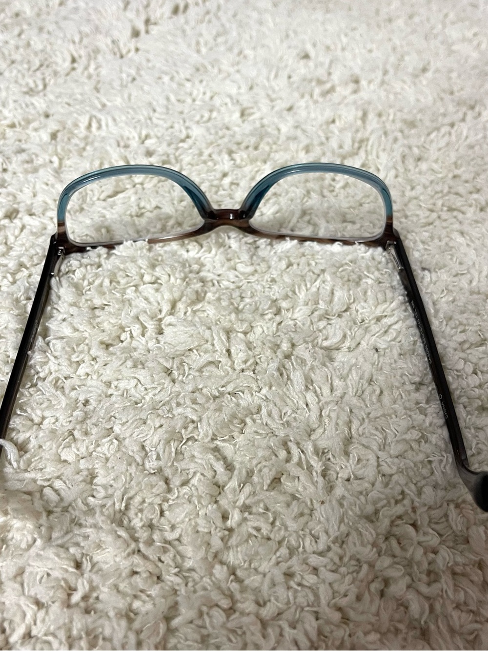 Señorita Brown and Teal Women's Glasses - Picture 6 of 9
